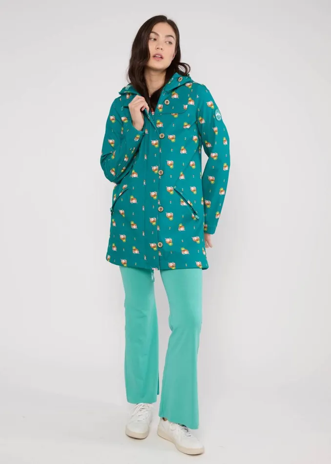 Blutsgeschwister Between Seasons Jacket Wild Weather Green Women Jackets and Coats
