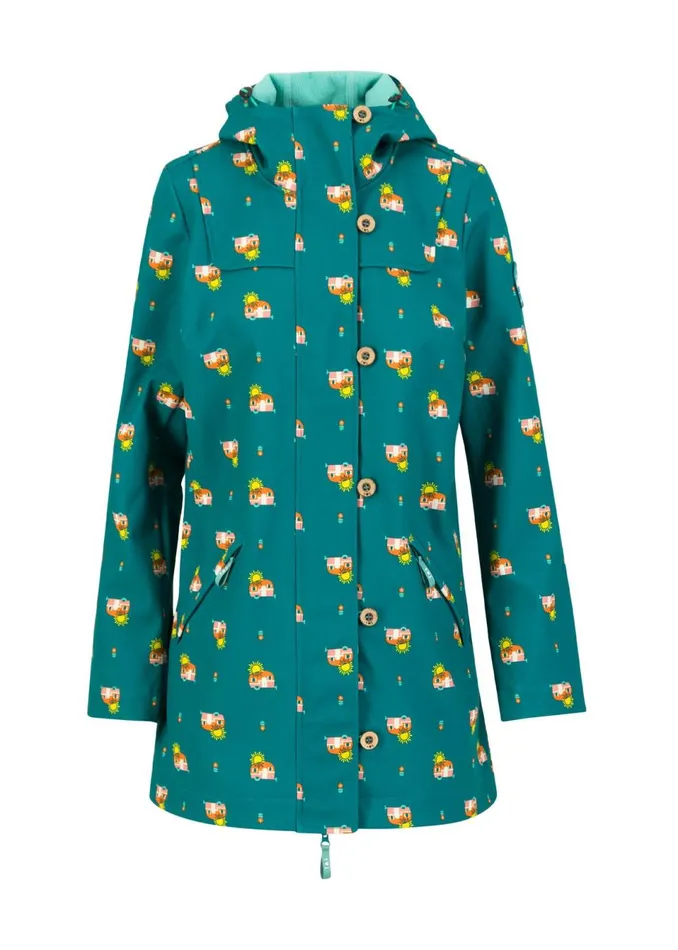 Blutsgeschwister Between Seasons Jacket Wild Weather Green Women Jackets and Coats