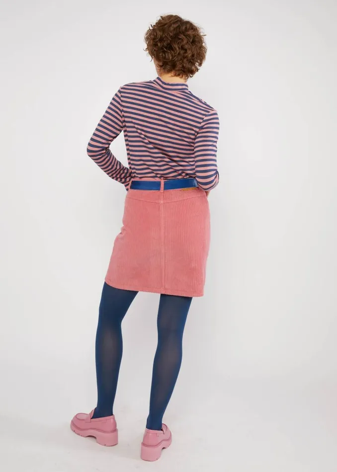 Blutsgeschwister Breton Shirt Lonely Lips Turtle Blue Women Tops