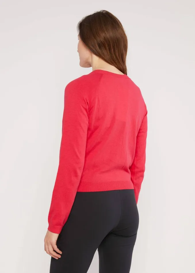 Blutsgeschwister Cardigan Knot Hop Red Women Cardigans