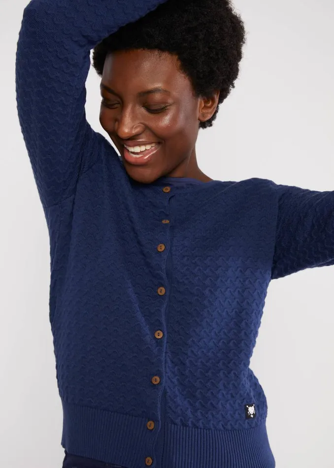 Blutsgeschwister Cardigan Save The Brave Blue Women Cardigans