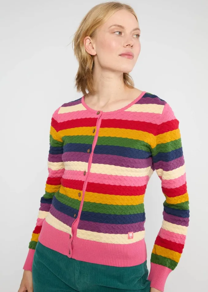 Blutsgeschwister Cardigan Save The Brave Pink Women Cardigans