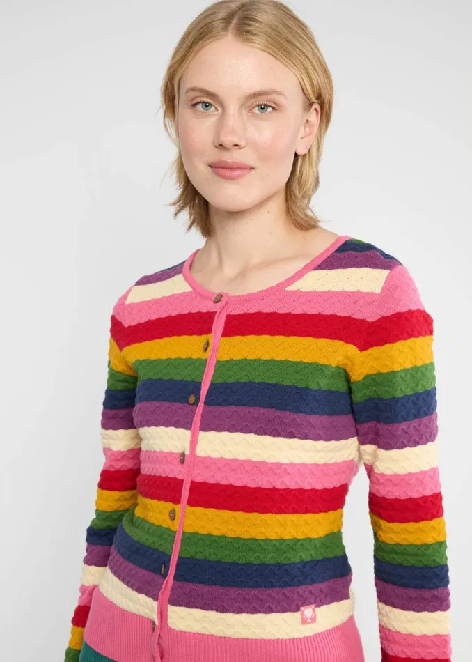 Blutsgeschwister Cardigan Save The Brave Pink Women Cardigans