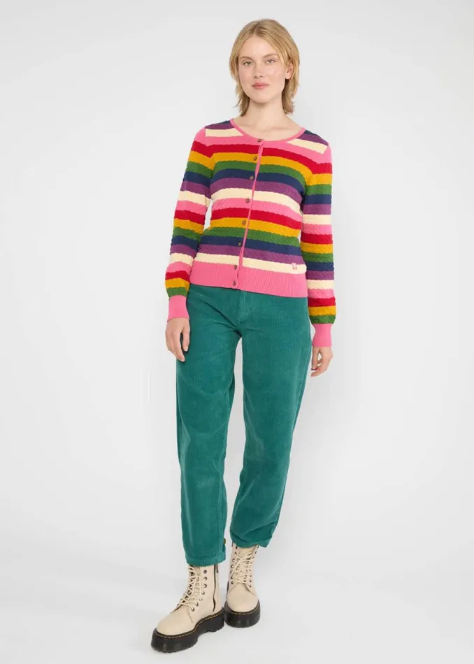 Blutsgeschwister Cardigan Save The Brave Pink Women Cardigans