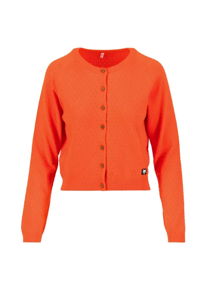 Blutsgeschwister Cardigan Sweet Knit Red Women Cardigans