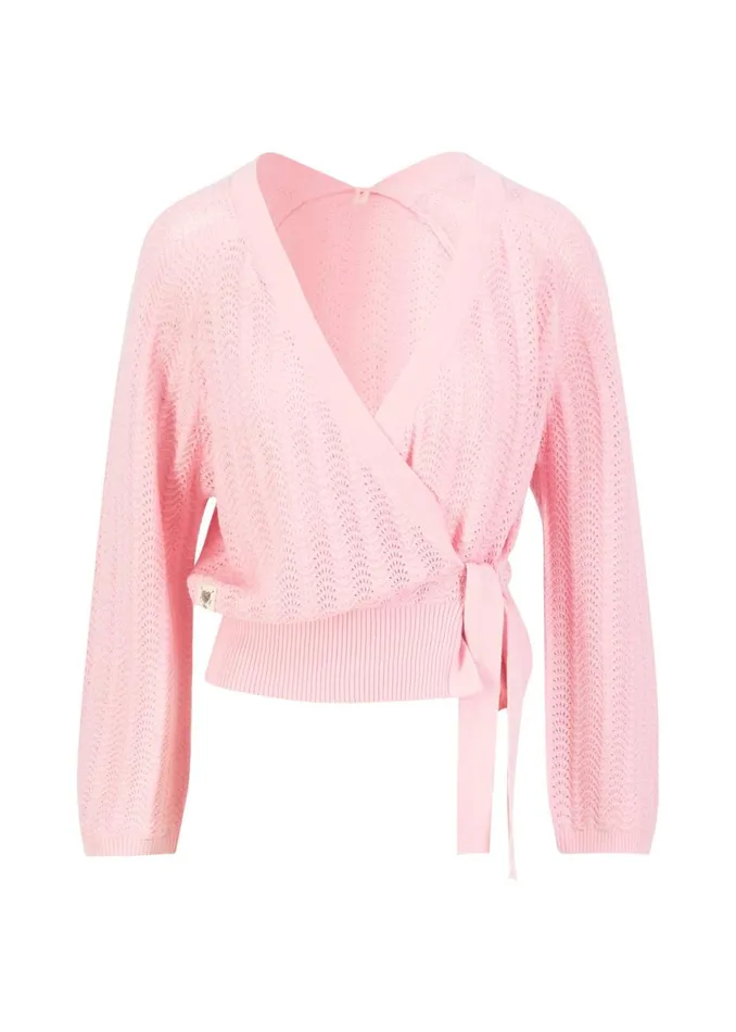 Blutsgeschwister Cardigan Warm Up Wrap Pink Women Cardigans