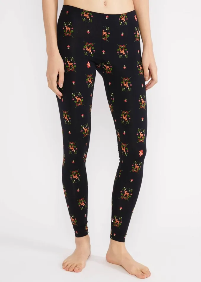 Blutsgeschwister Cotton Leggings Lovely Legs Black Women Trousers