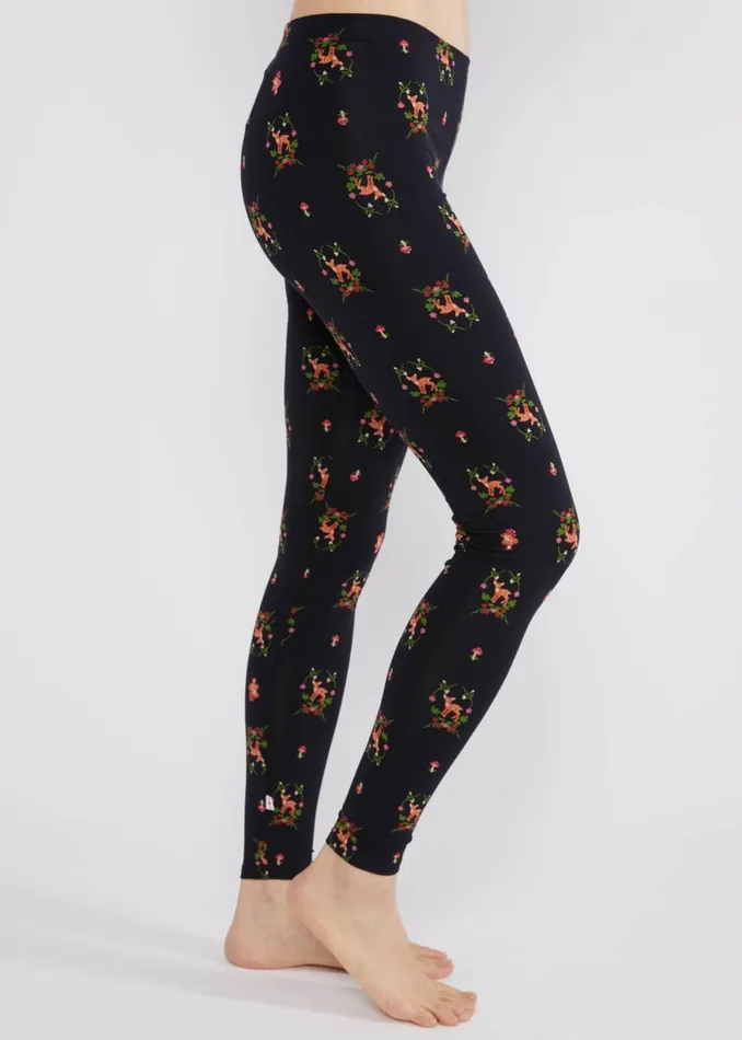Blutsgeschwister Cotton Leggings Lovely Legs Black Women Trousers