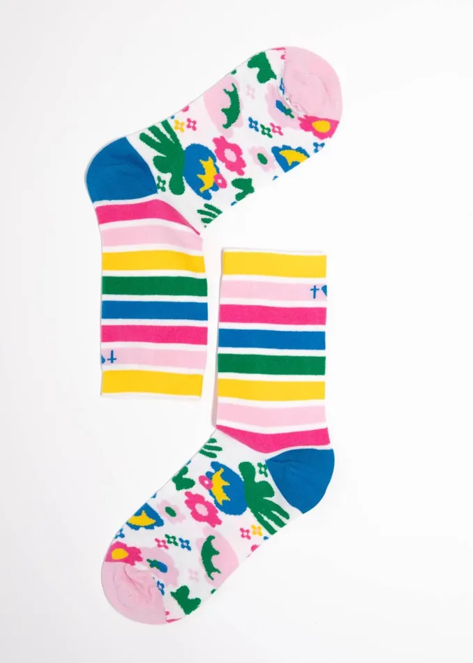 Blutsgeschwister Cotton Socks Sensational Steps White Women Other Accessoires