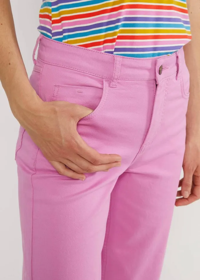 Blutsgeschwister Culottes High Waist Culotte Pink Women Trousers
