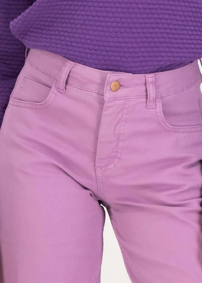 Blutsgeschwister Culottes High Waist Culotte Purple Women Trousers