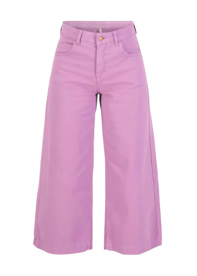 Blutsgeschwister Culottes High Waist Culotte Purple Women Trousers
