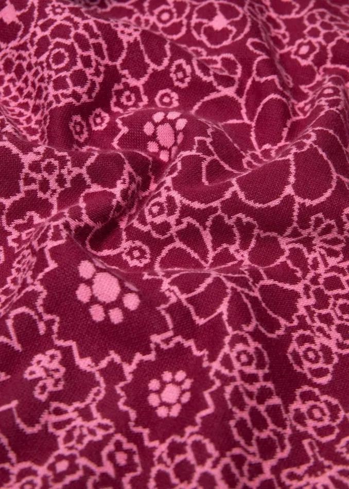 Blutsgeschwister Flares On A Winters Day Flared Pink Women Trousers