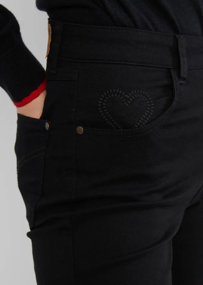 Blutsgeschwister Flares Yes We Flare Black Women Trousers