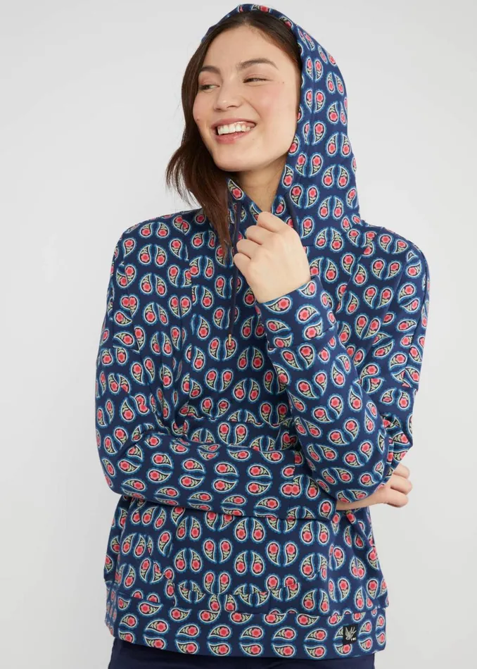 Blutsgeschwister Hoodie Bi Ba Butze Blue Women Sweatshirts and Hoodies