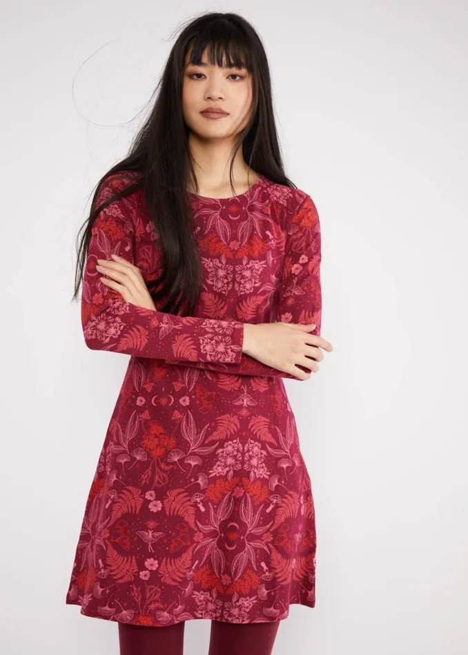 Blutsgeschwister Jersey Dress Hootchy Kootchy Petite Red Women Dresses
