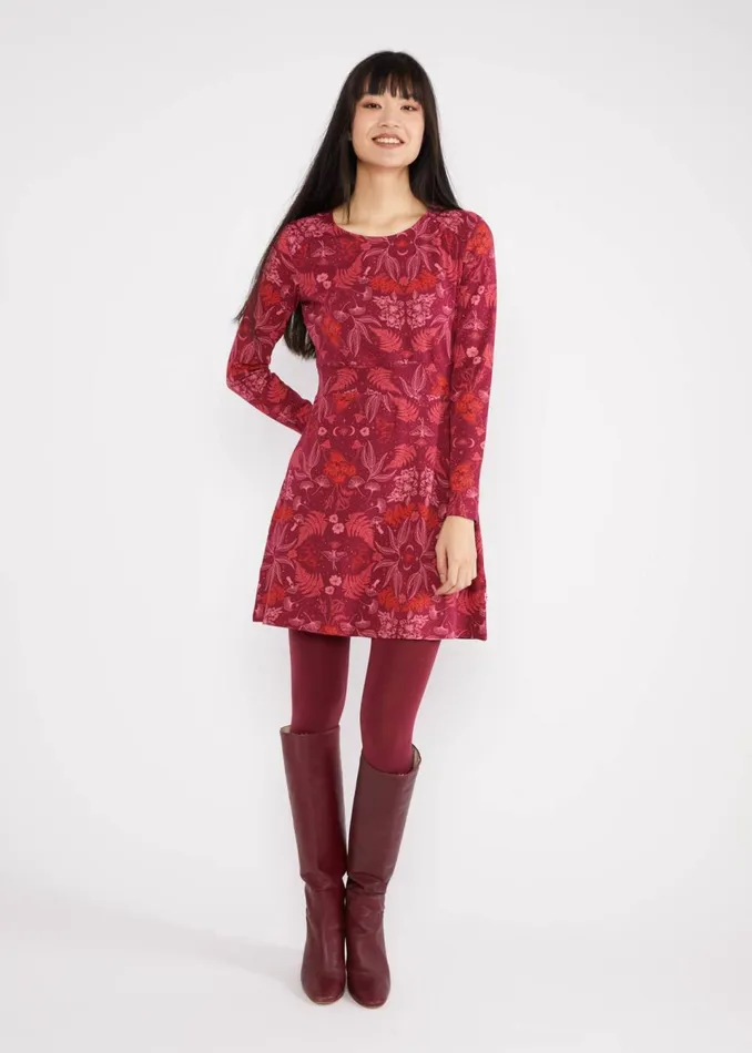 Blutsgeschwister Jersey Dress Hootchy Kootchy Petite Red Women Dresses