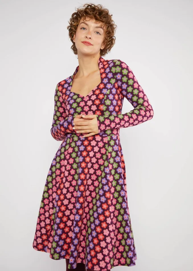 Blutsgeschwister Jersey Dress Miraculous Power Tralala Brown Women Dresses