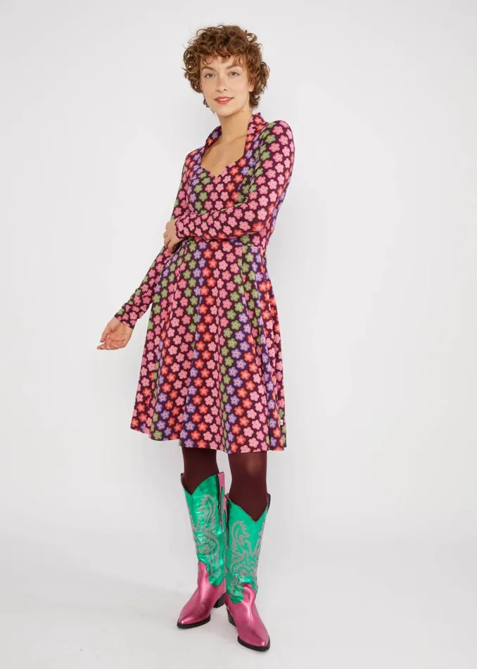 Blutsgeschwister Jersey Dress Miraculous Power Tralala Brown Women Dresses
