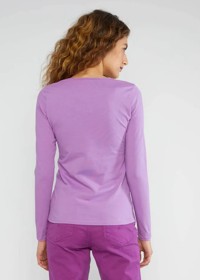 Blutsgeschwister Jersey Top Balconnet Fminin Purple Women Tops
