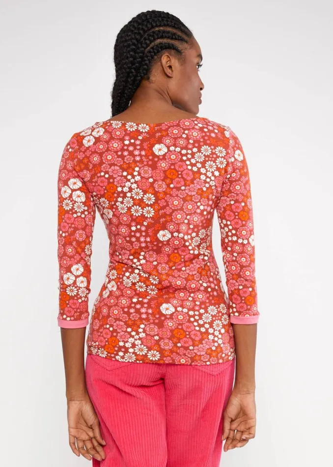 Blutsgeschwister Jersey Top Oh Marine Red Women Tops