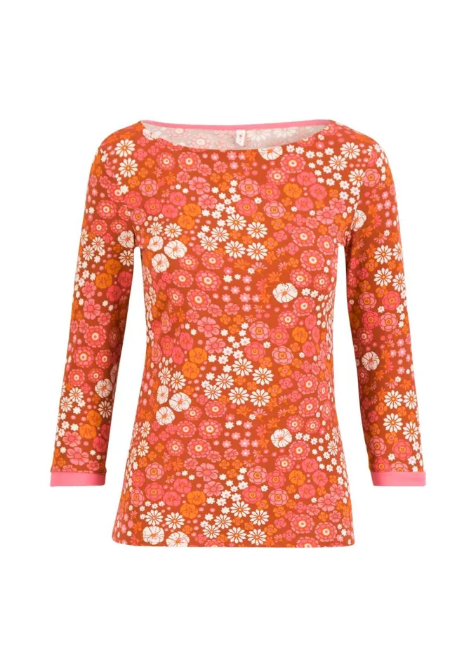 Blutsgeschwister Jersey Top Oh Marine Red Women Tops