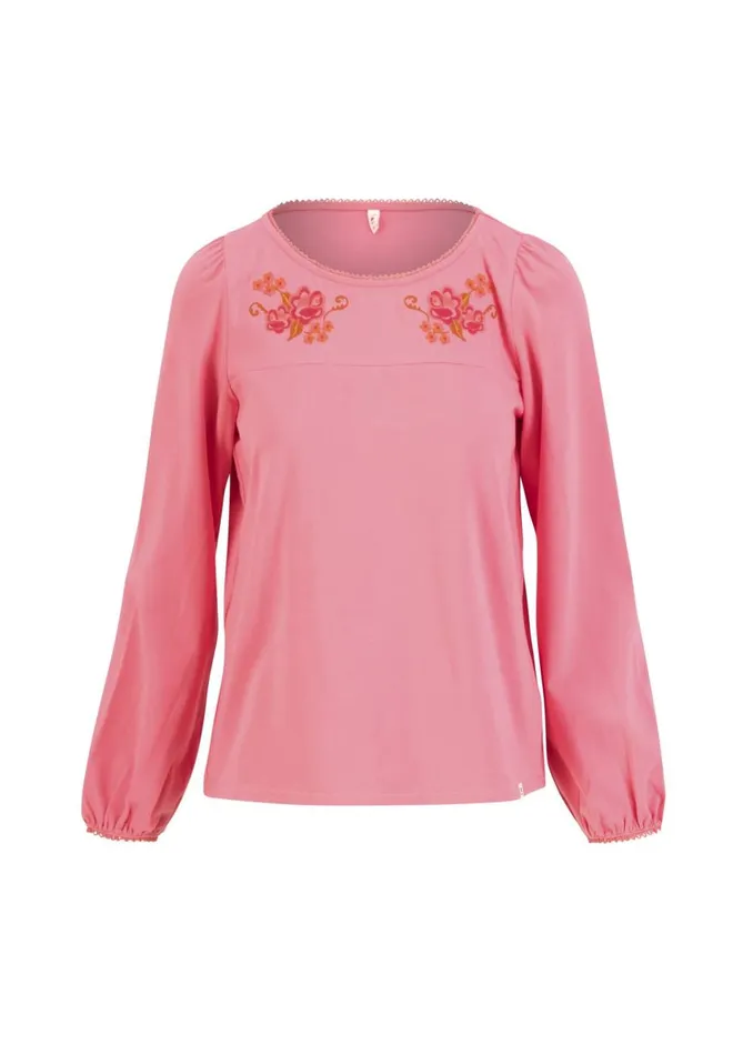 Blutsgeschwister Jersey Top Say It Loud Pink Women Tops