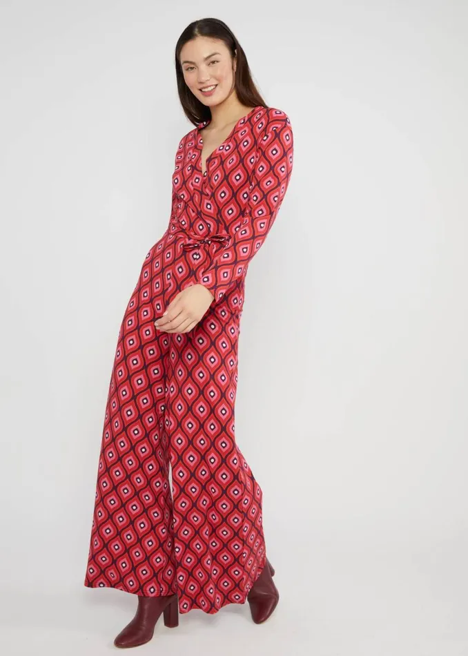 Blutsgeschwister Jumpsuit Hello Fritjes Cozy Red Women Jumpsuits