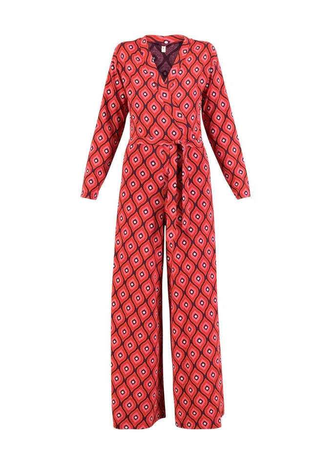 Blutsgeschwister Jumpsuit Hello Fritjes Cozy Red Women Jumpsuits