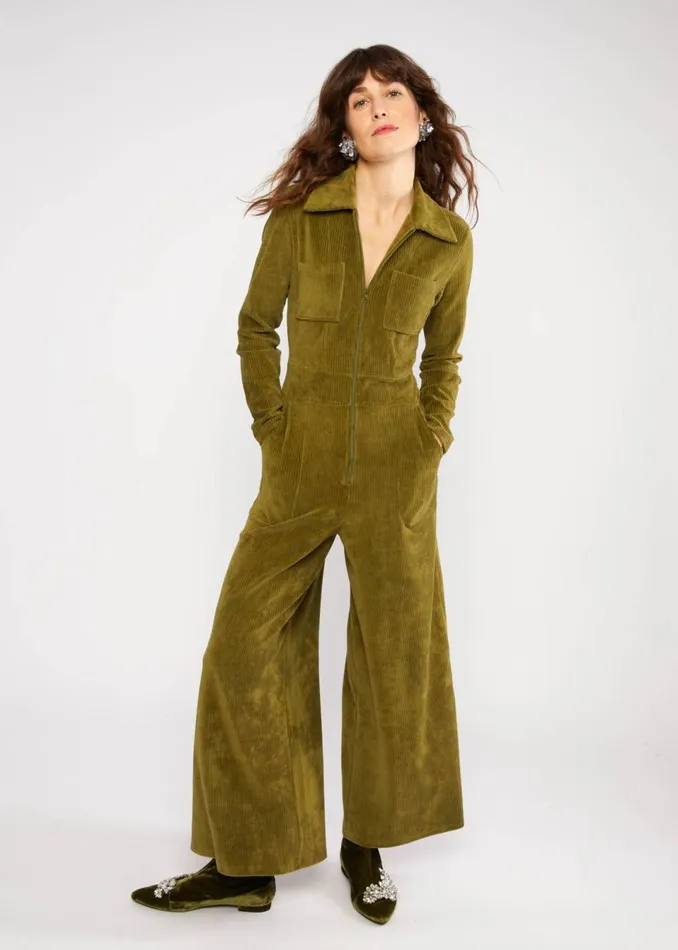 Blutsgeschwister Jumpsuit Jolly Molly Green Women Trousers