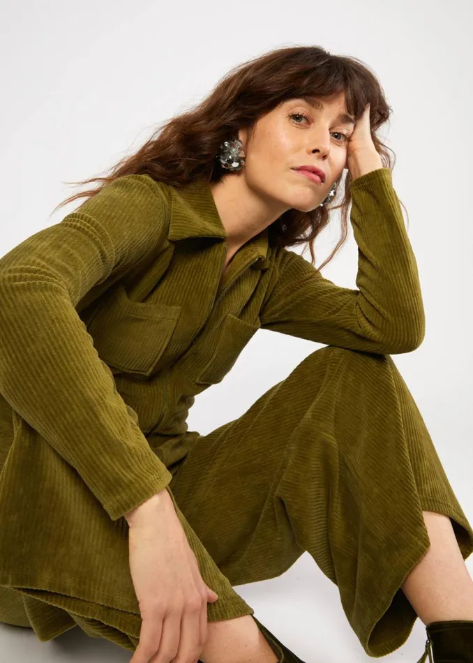 Blutsgeschwister Jumpsuit Jolly Molly Green Women Trousers
