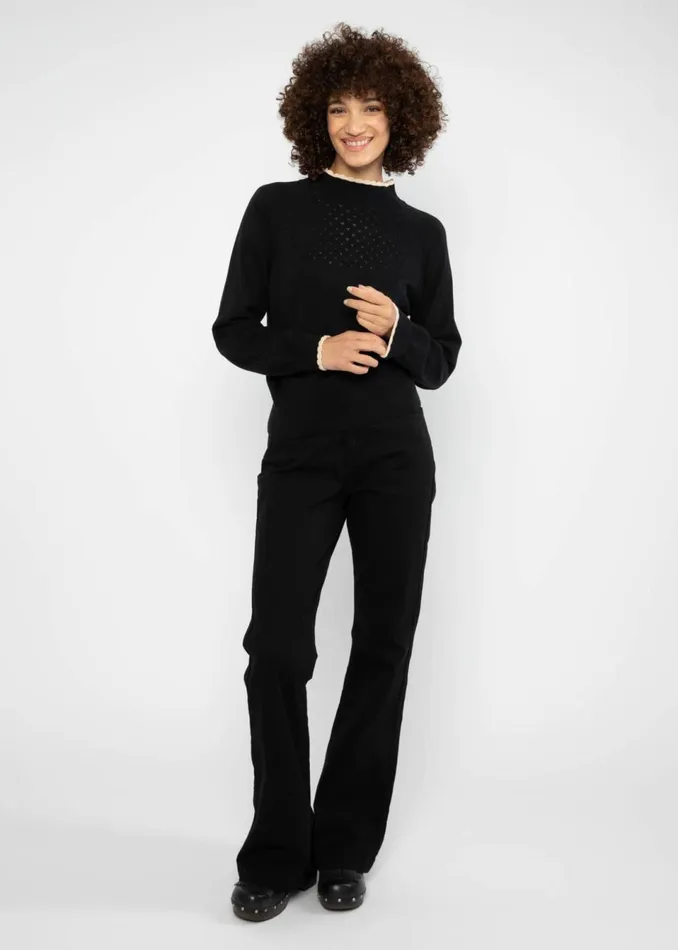 Blutsgeschwister Knitted Jumper Delicious Minds Black Women Knitted Jumpers