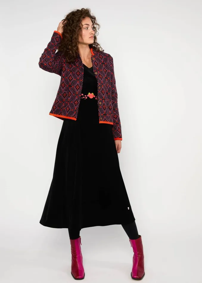 Blutsgeschwister Light Jacket Zen Harmony Black Women Sweatshirts and Hoodies