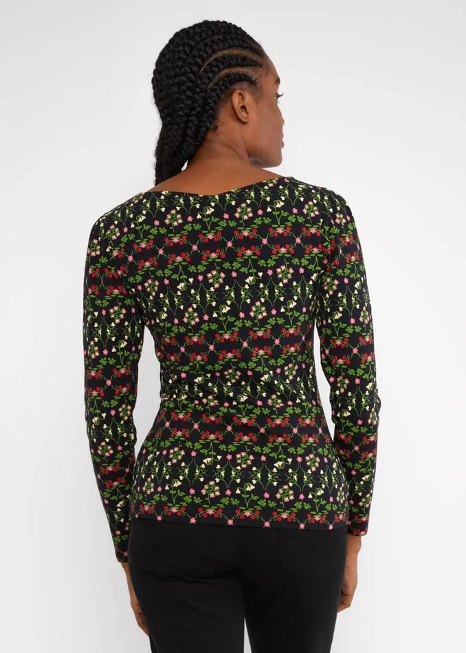 Blutsgeschwister Longsleeve Oh Marine Black Women Tops