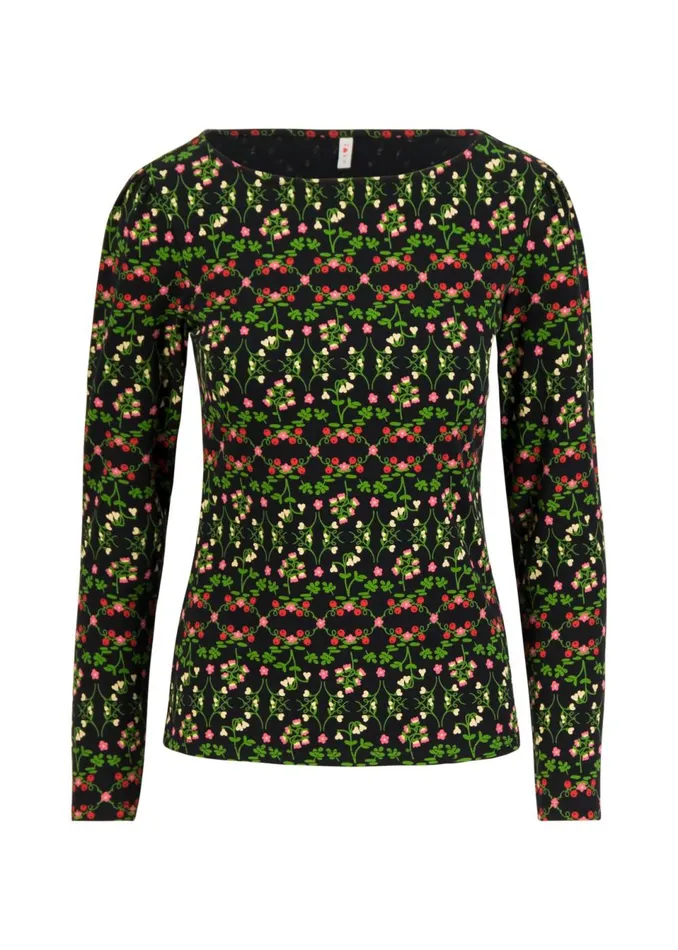 Blutsgeschwister Longsleeve Oh Marine Black Women Tops