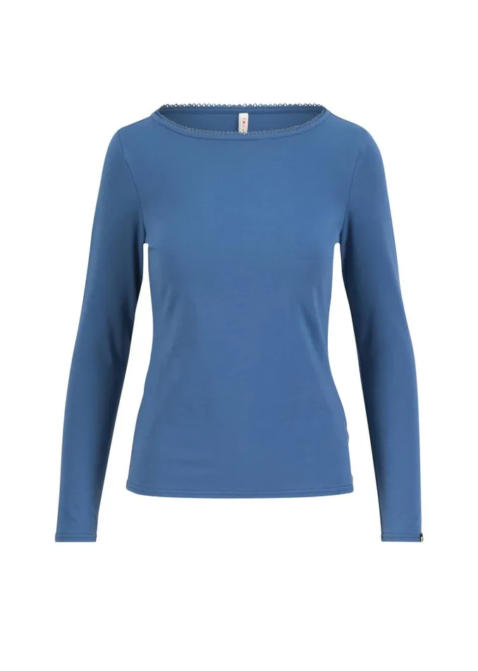 Blutsgeschwister Longsleeve Oh Marine Blue Women Tops