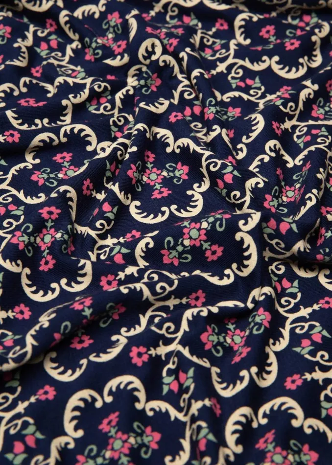 Blutsgeschwister Midi Skirt Sing And Swing Blue Women Skirts