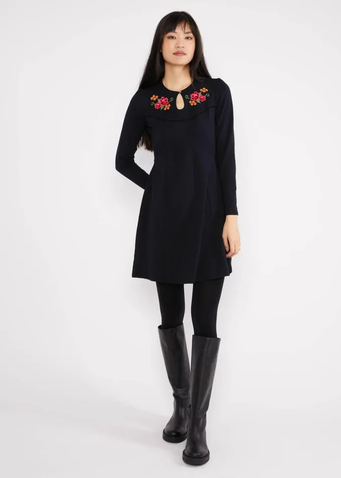 Blutsgeschwister Mini Dress Lucky Mrs Lovely Western Black Women Dresses
