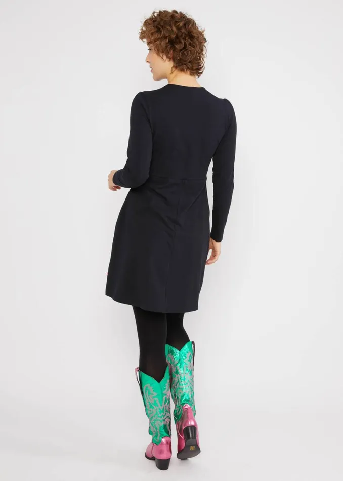 Blutsgeschwister Mini Dress Lucky Mrs Lovely Western Black Women Dresses