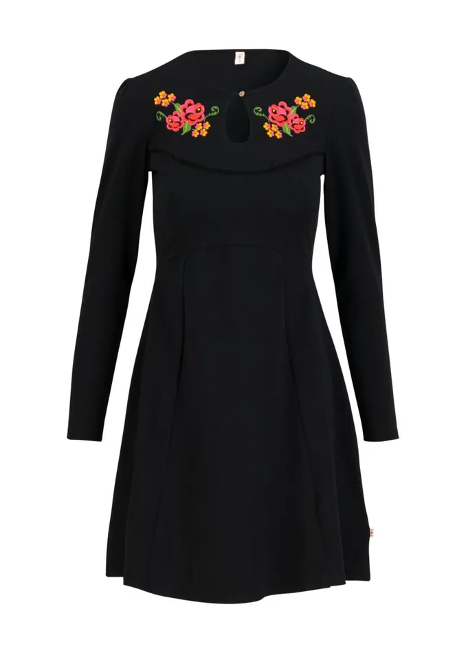 Blutsgeschwister Mini Dress Lucky Mrs Lovely Western Black Women Dresses