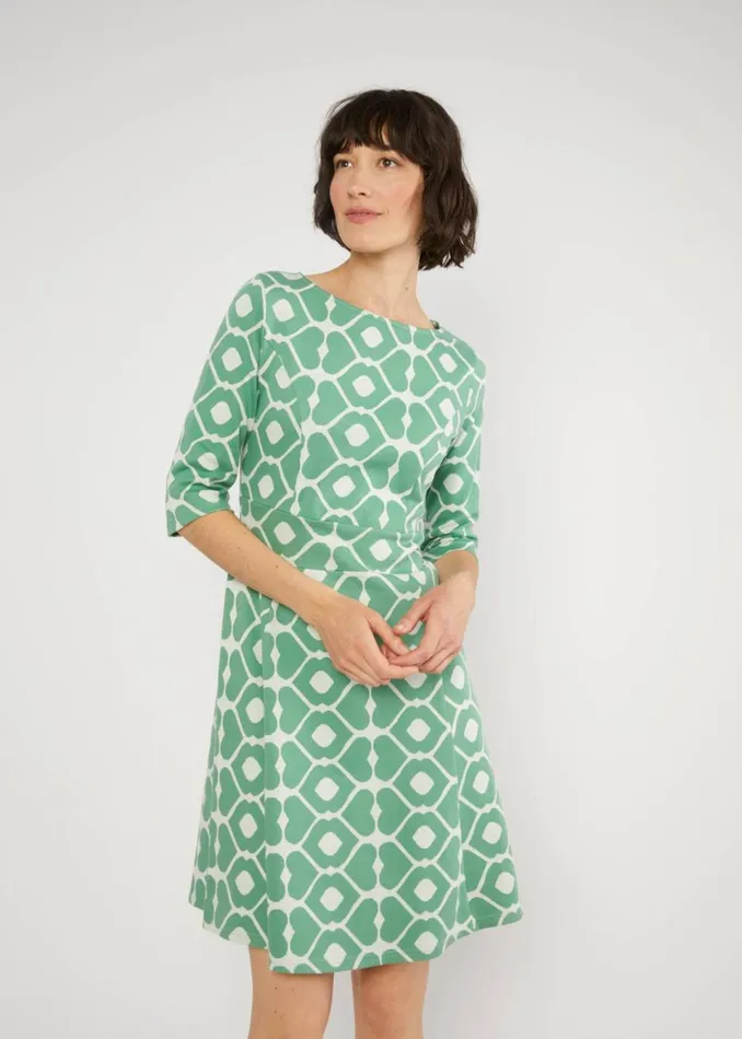Blutsgeschwister Shift Dress Marine A Lula Brown Women Dresses