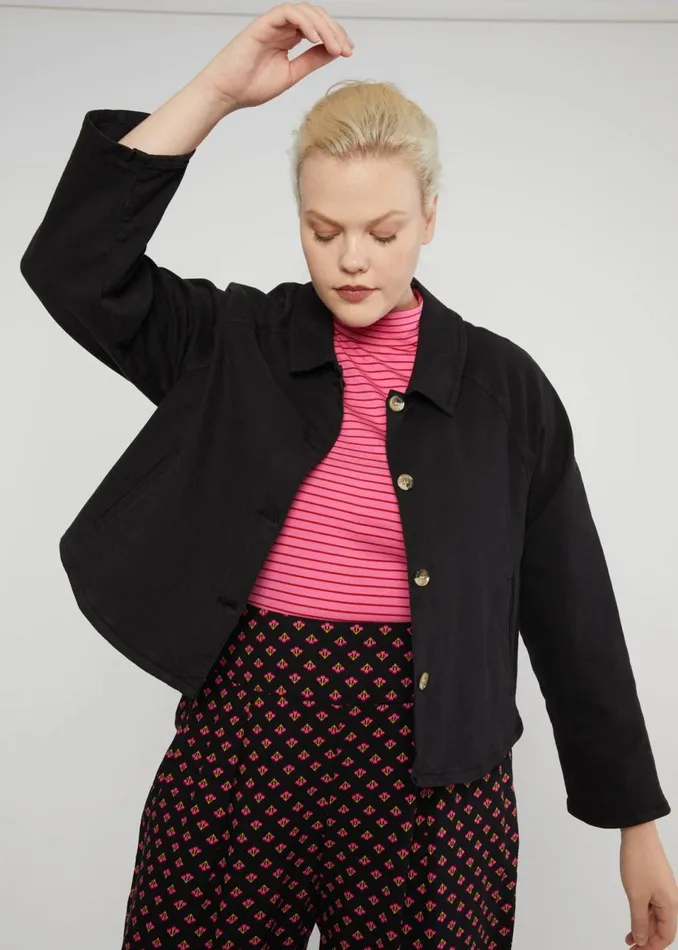 Blutsgeschwister Short Jacket Holly Go Lightly Black Women Jackets and Coats