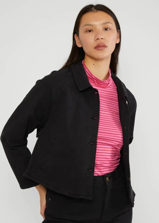 Blutsgeschwister Short Jacket Holly Go Lightly Black Women Jackets and Coats