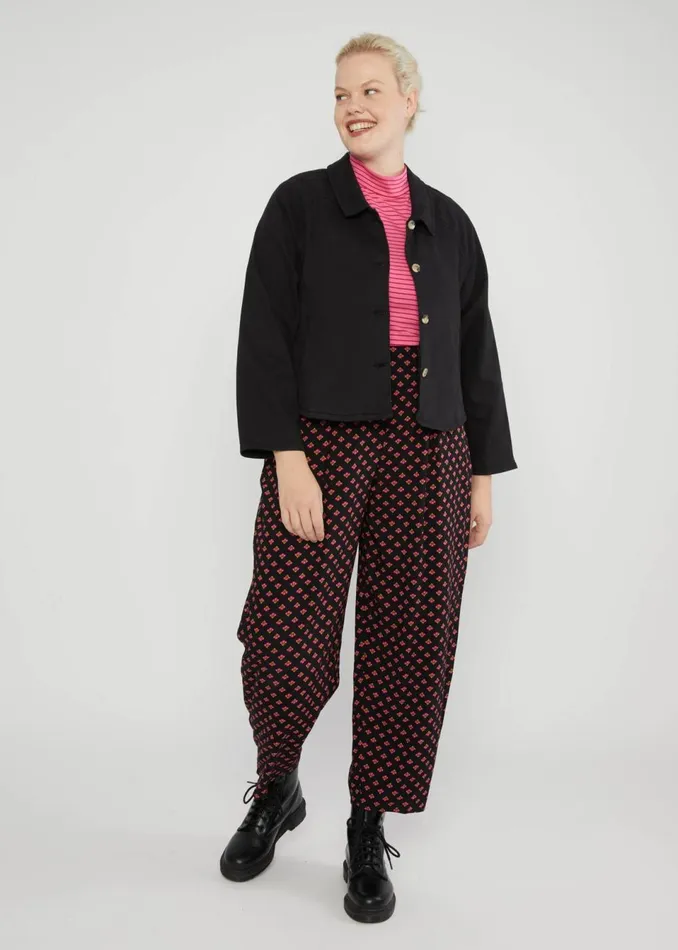 Blutsgeschwister Short Jacket Holly Go Lightly Black Women Jackets and Coats