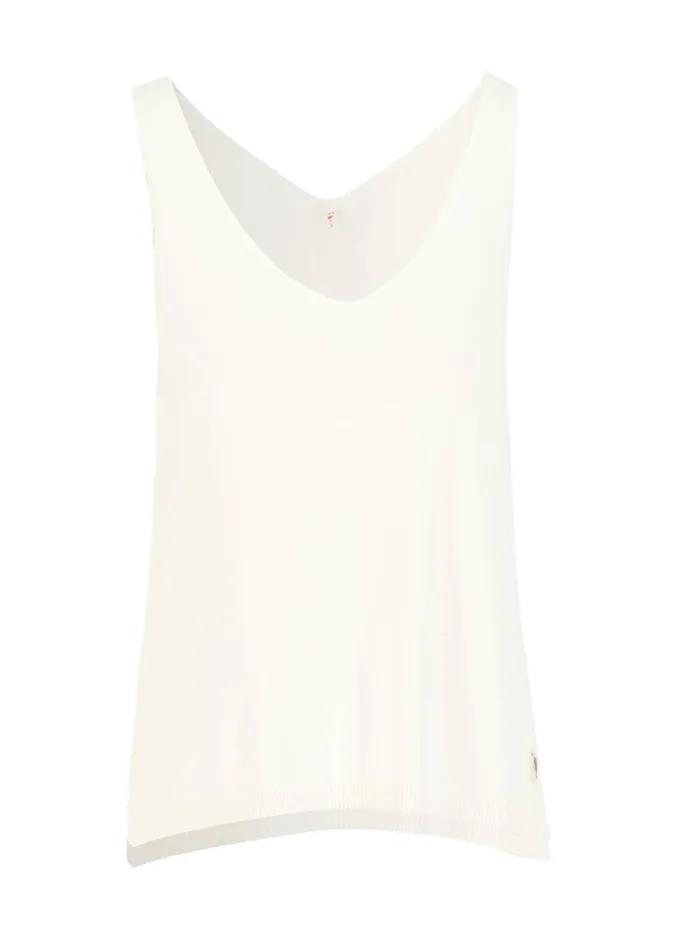Blutsgeschwister Sleeveless Top Heatwave Hush White Women Tops