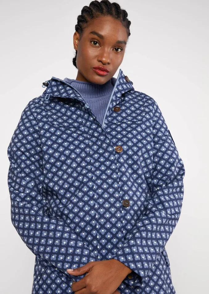 Blutsgeschwister Soft Shell Jacket Wild Weather Blue Women Jackets and Coats