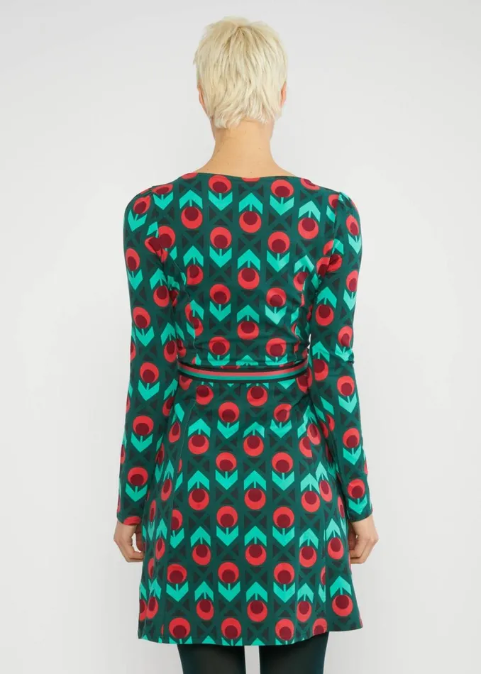 Blutsgeschwister Sweat Dress Trs Charmeuse Green Women Dresses