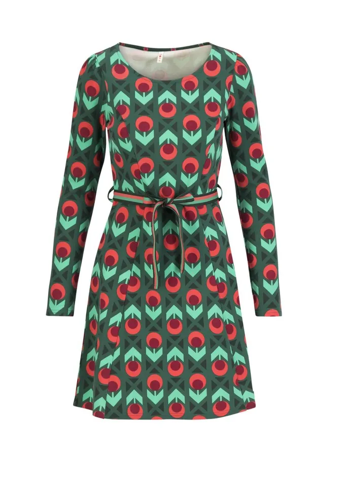 Blutsgeschwister Sweat Dress Trs Charmeuse Green Women Dresses