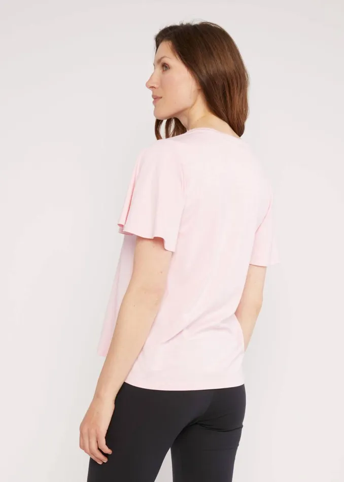 Blutsgeschwister Top Bella Farfalla Crew Pink Women Blouses and Tunics