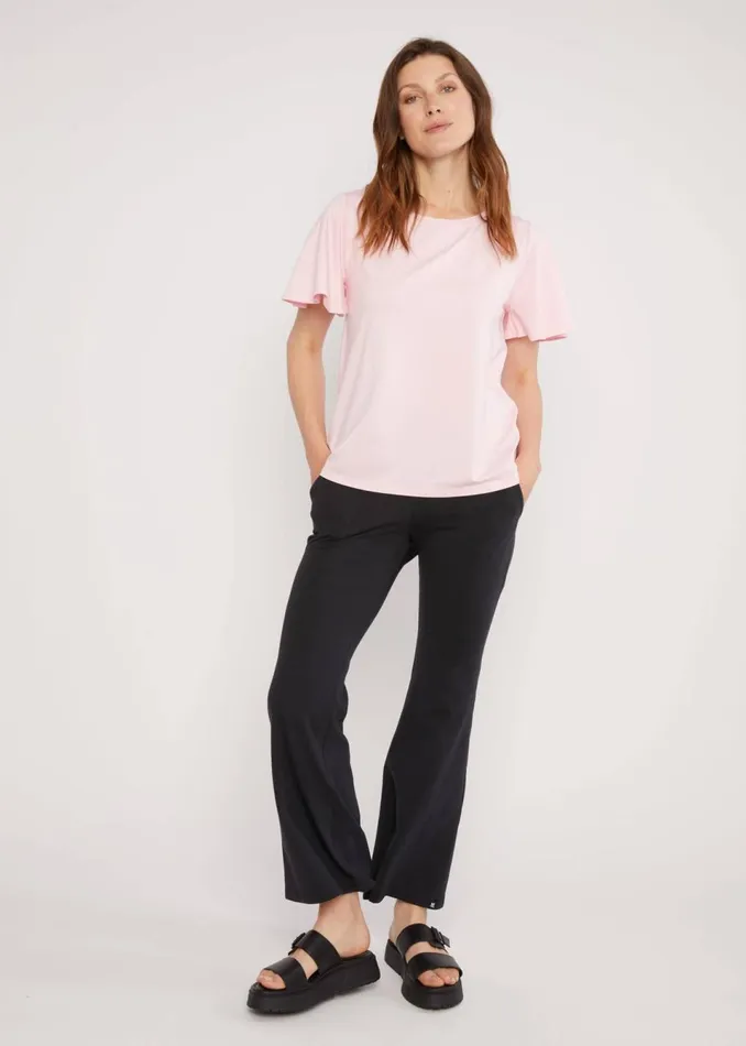 Blutsgeschwister Top Bella Farfalla Crew Pink Women Blouses and Tunics